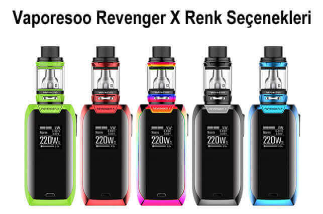 Vaporesso RevengerX Renk Seçenekleri